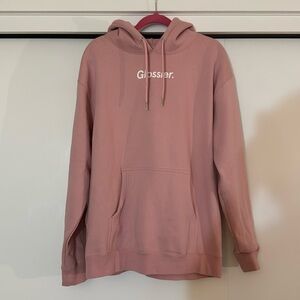 Glossier Original Pink Hoodie